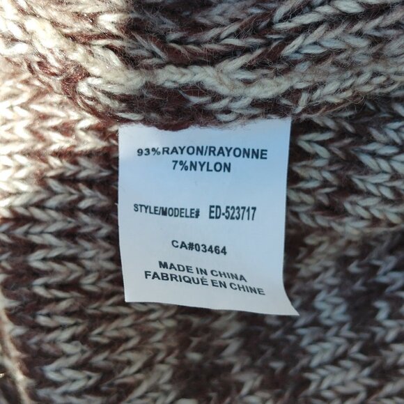 BEAUTIFUL Ricki's Cowl Neck Knit Short Sleeve Sweater Small Warm Tones - Picture 5 of 8